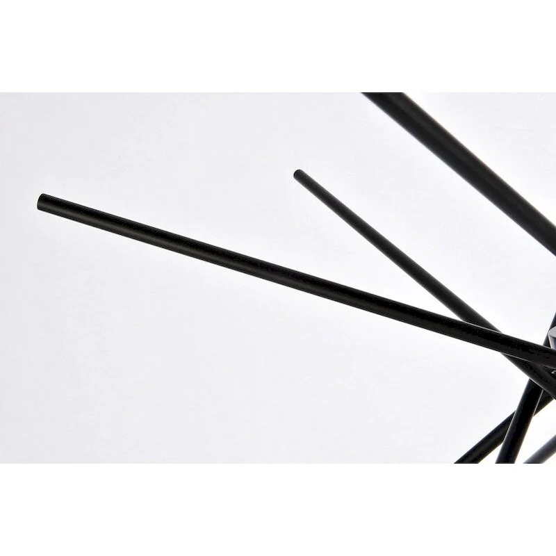 Axel 6 Light Pendant in black - 32 Inch