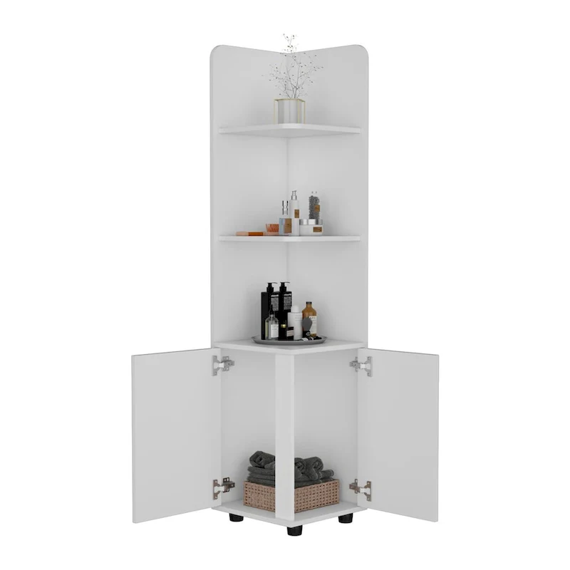 Freestanding cabinet  , One Drawer, White Finish,High quality and durable