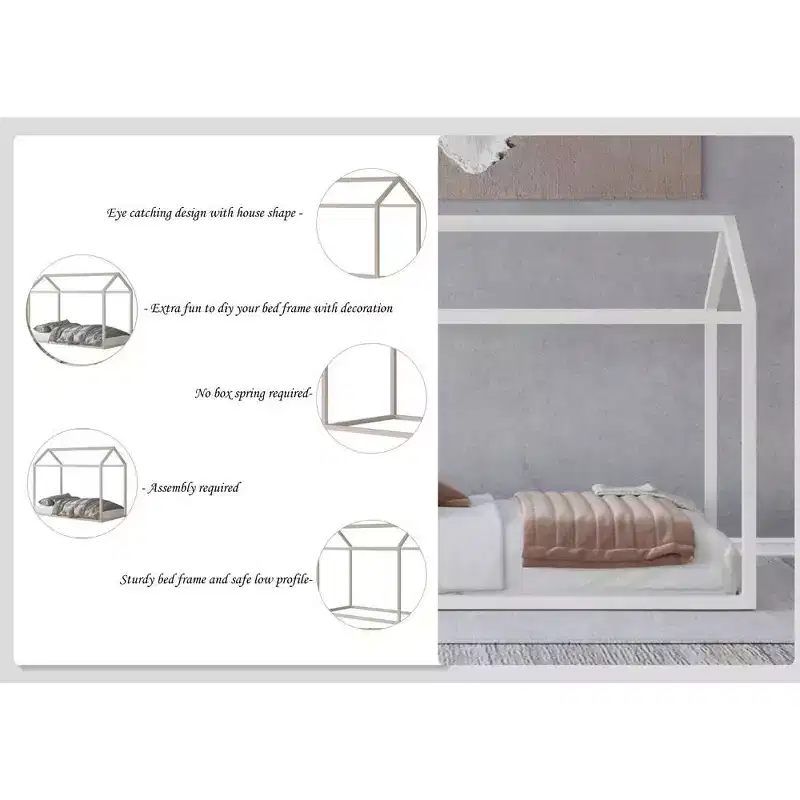 ChaletPosh Wooden Canopy Bed