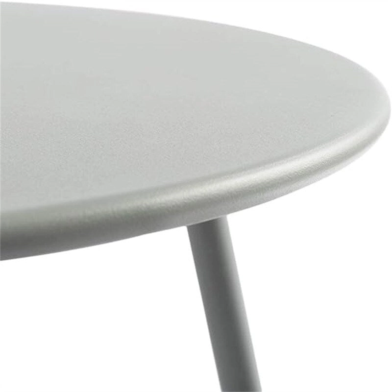 Small Round Metal Side Snack Table