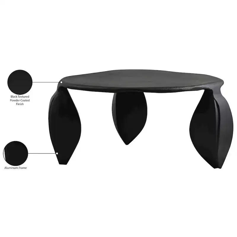 Meridian Furniture Pueblo Aluminum Coffee Table