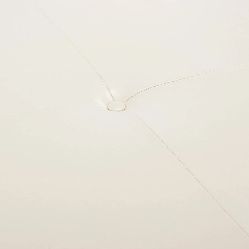 SAFAVIEH Tonja Brown Bicast Leather Rectangle Ottoman