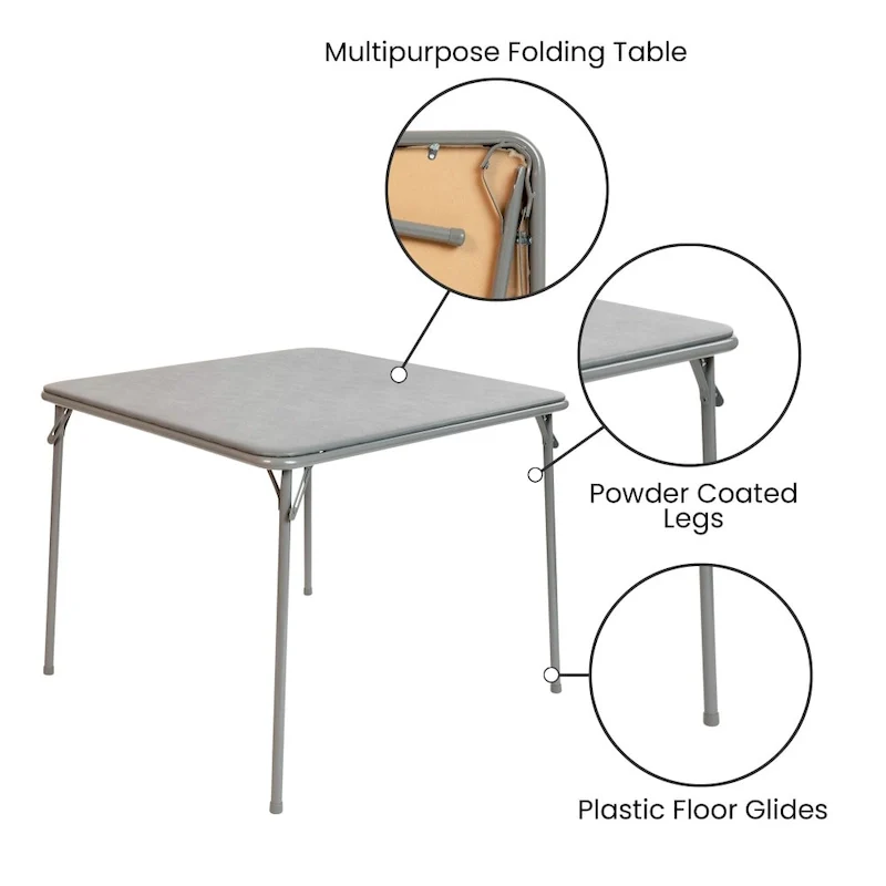 Foldable Vinyl Card Table
