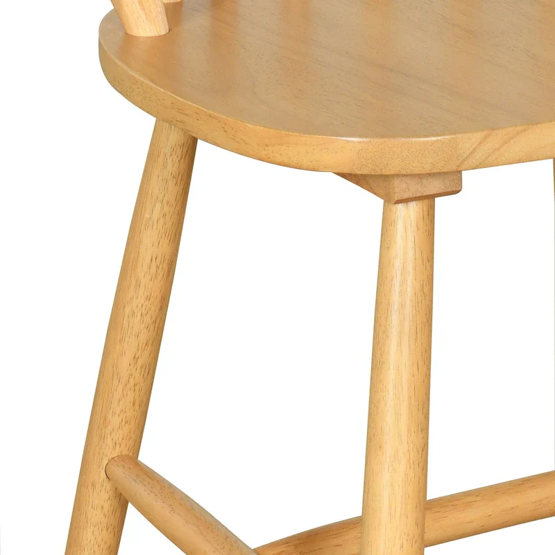 Declan Farmhouse High Back Spindle Dining Chairs (Set of 2) by Christopher Knight Home - 36H