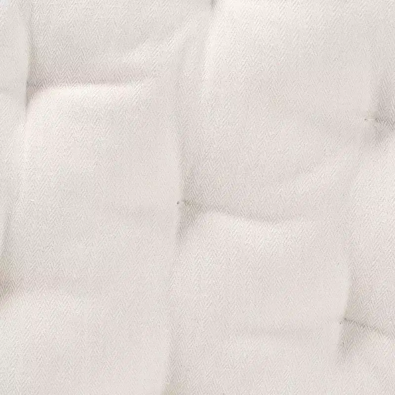bali & pari Ediva Natural Rattan Peacock Accent Chair White: Upholstered Polyester, No Assembly Required