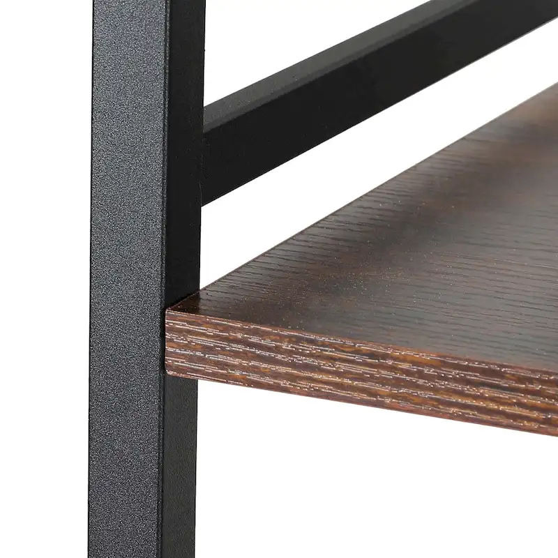 Moasis 4 Tiers Heavy Duty Coat Rack Garment Racks with 3 Hang Rods & 6 Shelves