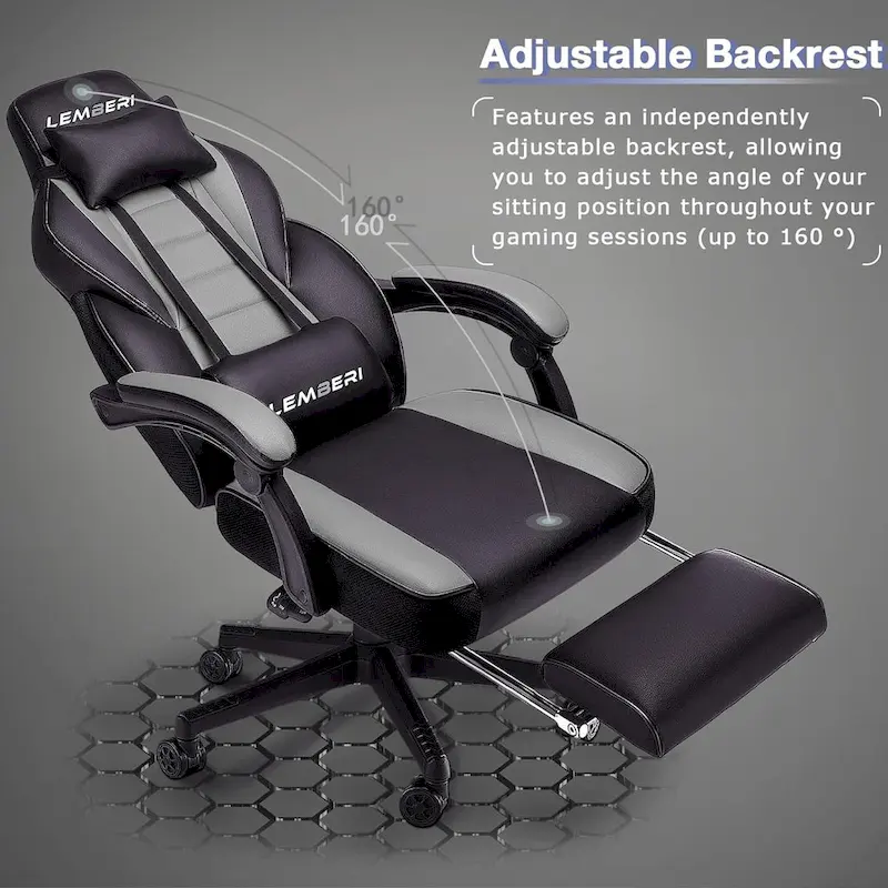 BOSSIN Racing Style Gaming Chair,300 lbs Big and Tall gamer chair High Back Computer Chair