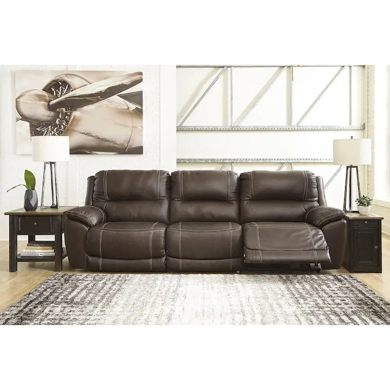 Signature Design by Ashley Dunleith 3-Piece Power Reclining Sectional Sofa