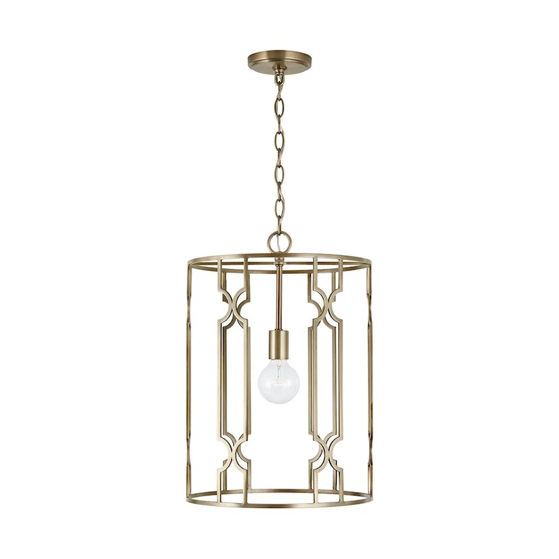 Jordyn 1-light Aged Brass Hanging Pendant