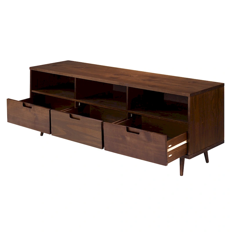 Middlebrook Alby 70-inch Mid-Century Solid Wood TV Stand