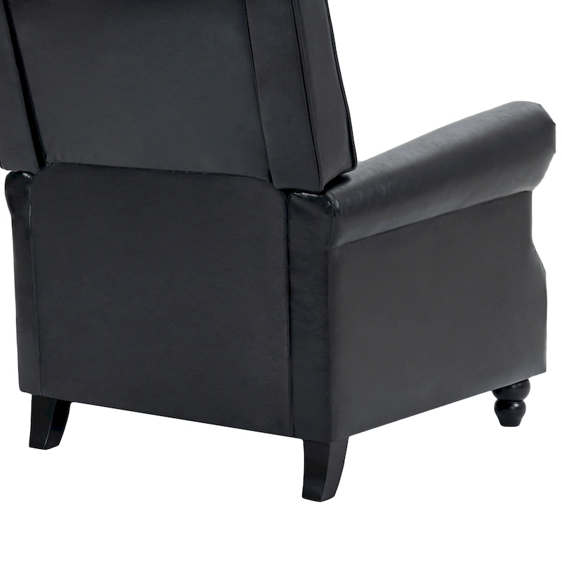 Manual Glider Pushback Recliner Chairs with Nailhead Trim