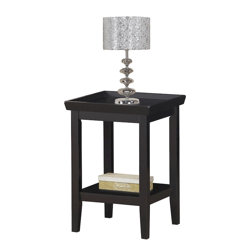 Convenience Concepts Ledgewood End Table with Shelf