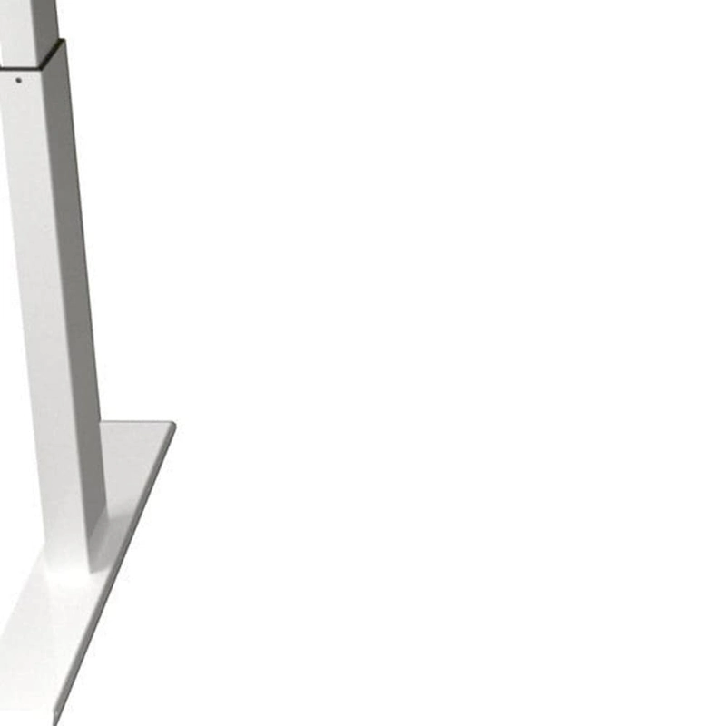 HomeRoots Adjustable Oak and White Wood and Metal Standing Desk