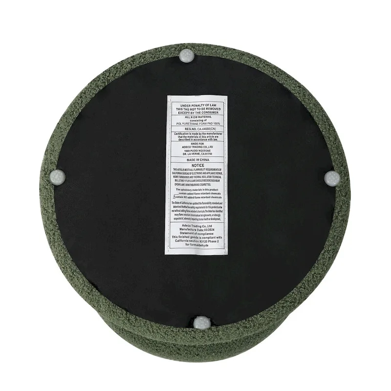 Mushroom Ottoman Large Soft Foot Stool