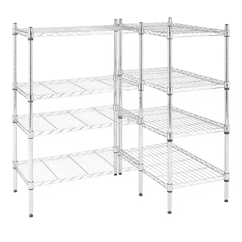 8-Tier Wire Shelving Unit Adjustable Steel Wire Rack