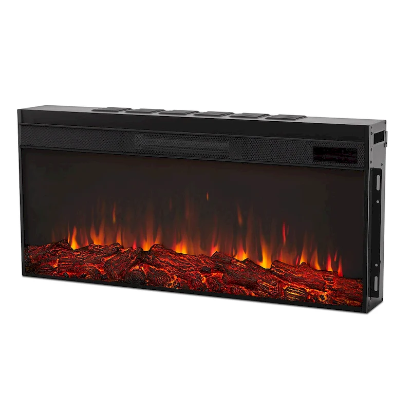 Alcott 75  Landscape Electric Fireplace by Real Flame