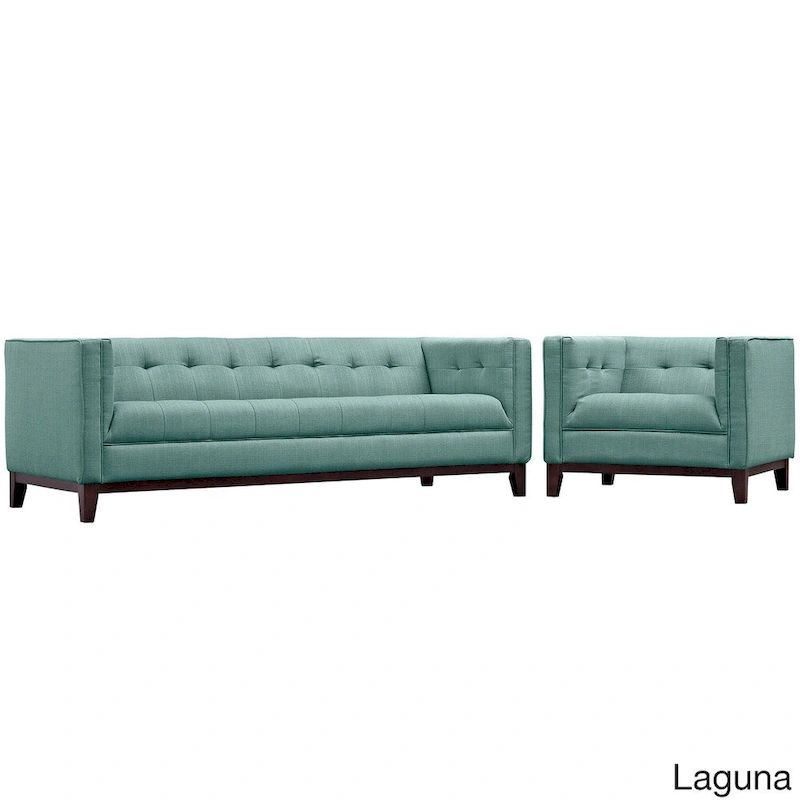Serve Tufted 2-Piece Living Room Furniture Set