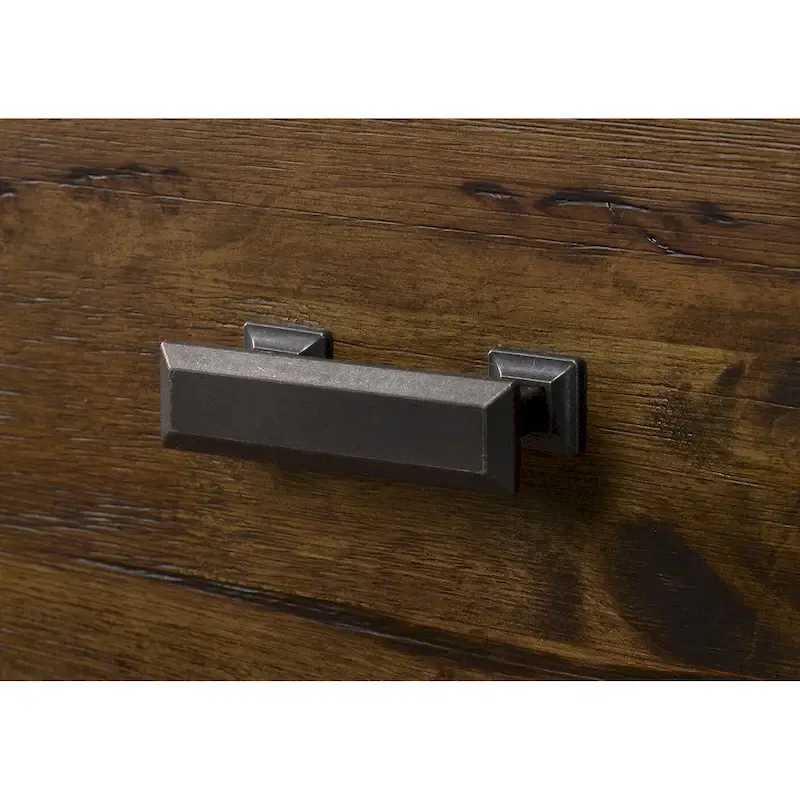 Joell 6 Piece Brown Ructic Panel Bedroom Set