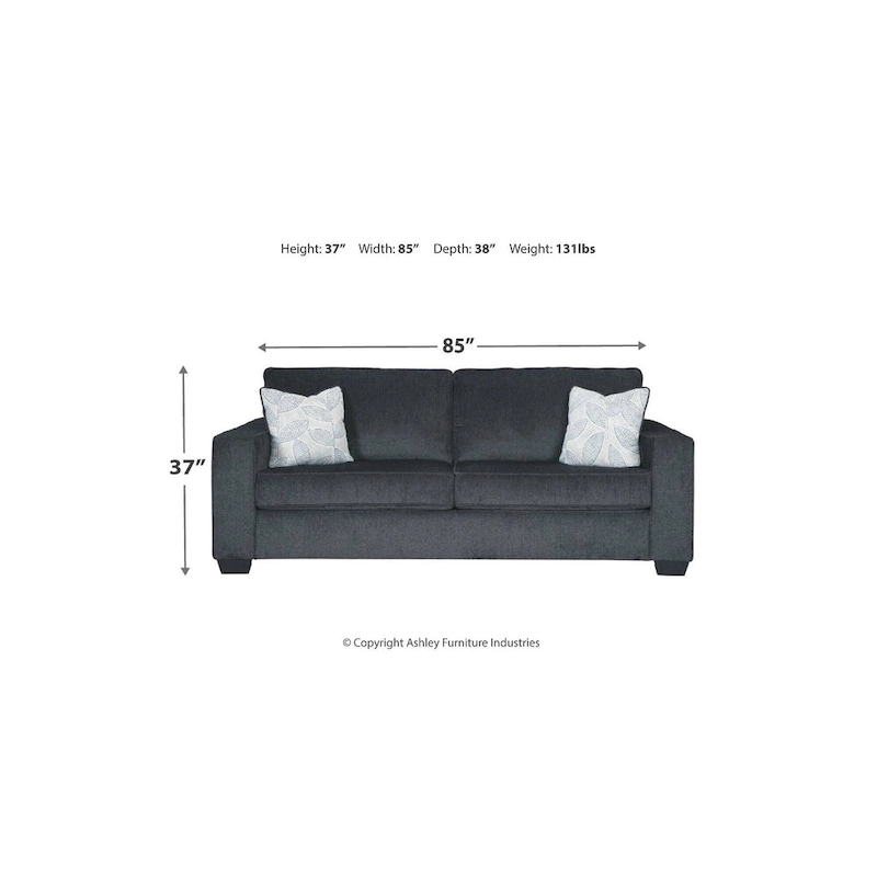 Signature Design by Ashley Altari Sofa - 85 W x 38 D x 37 H