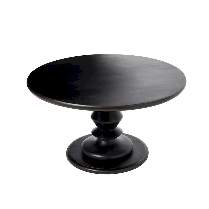 Solid Wood Pedestal Coffee Table