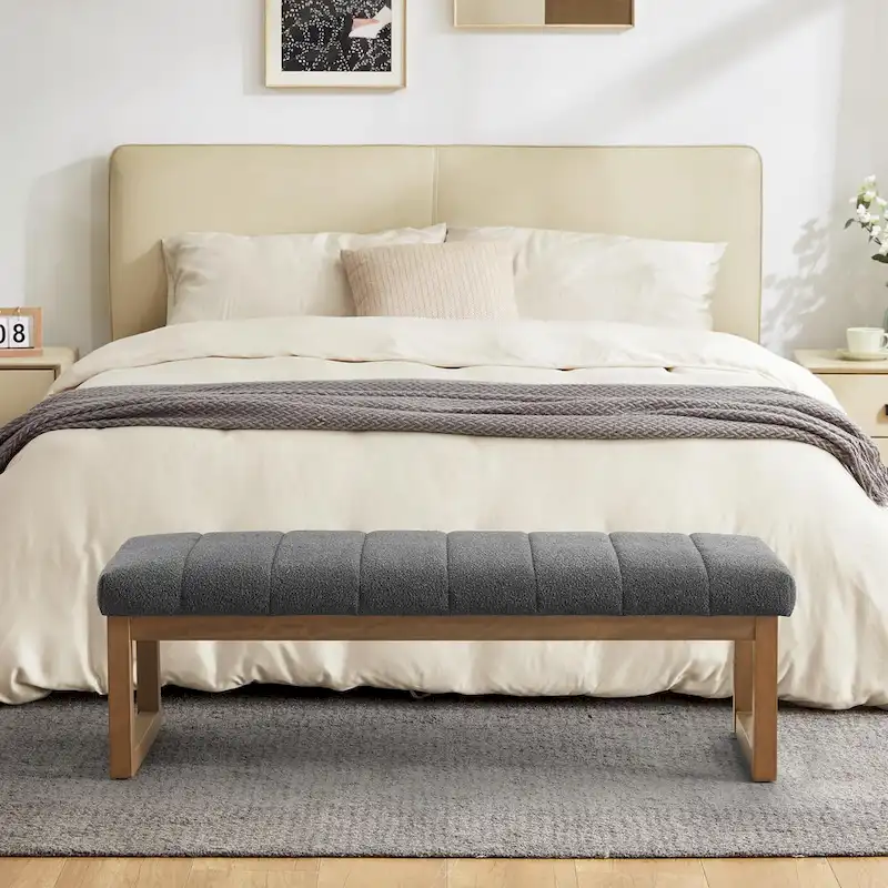 45  Entryway Upholstered Bench Shoe Rack Bench