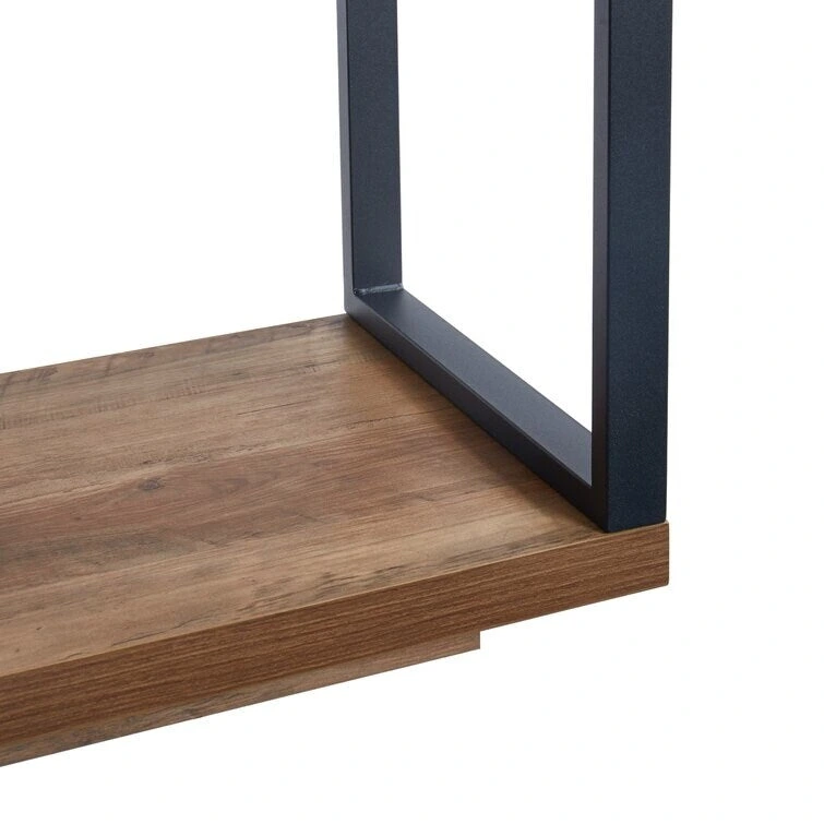 Wood TV Stand Classic Entertainment Center Media Console up to 55 with Electric Fireplace