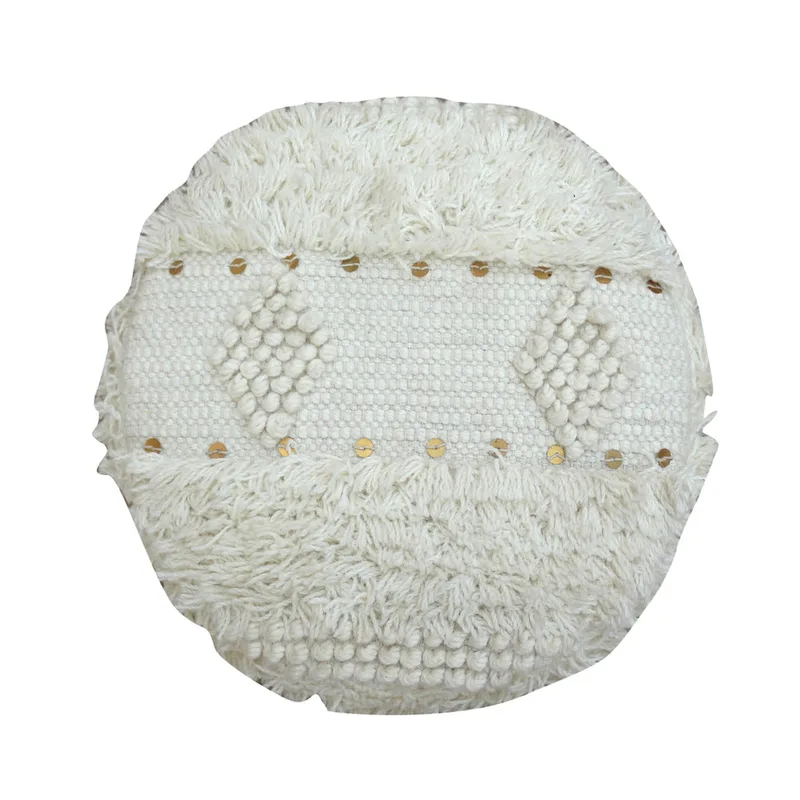 Roja Handcrafted Boho Fabric Stool by