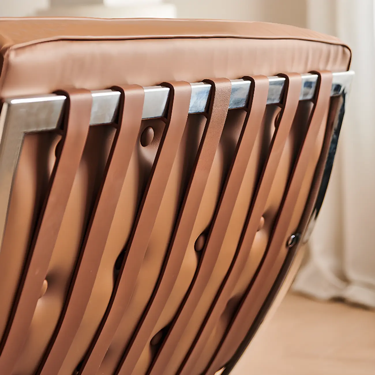 Modern Nappa Reclining Lounge Chair