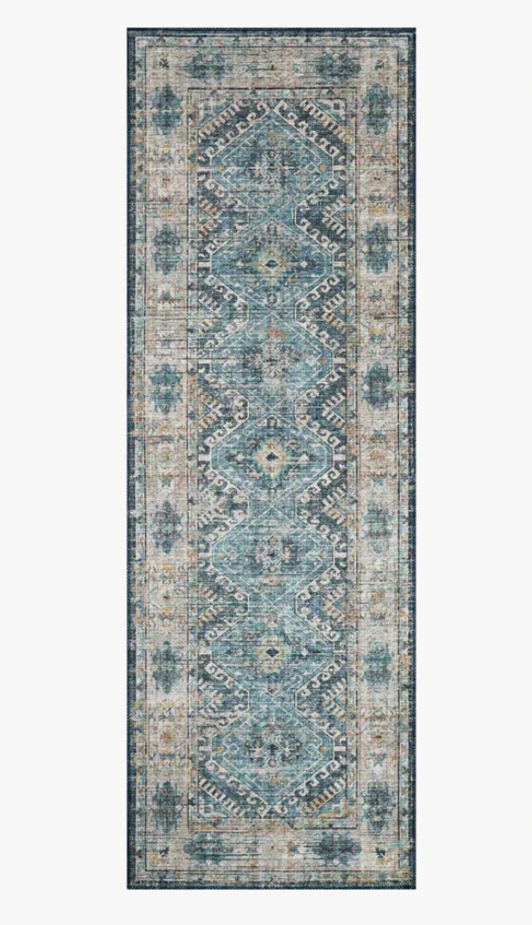 Skye Denim/Natural Rug