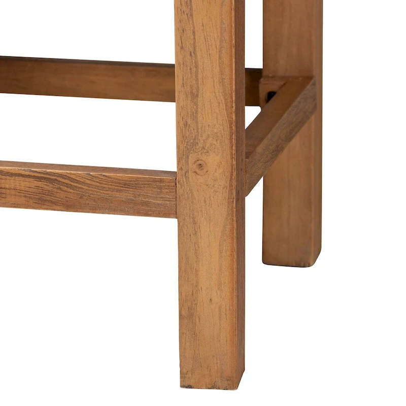 Sibu Bohemian Natural Rattan and Teak Wood Tall Cabinet