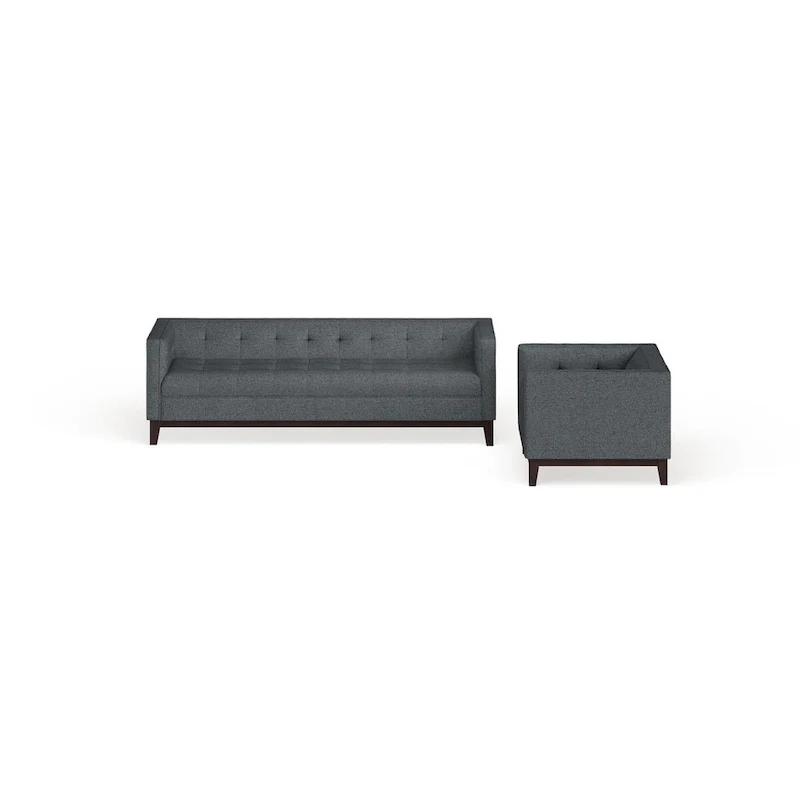 Serve Tufted 2-Piece Living Room Furniture Set