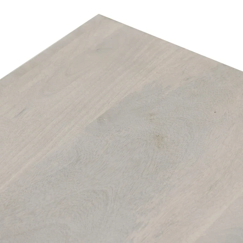 Karson White Sand Solid Wood Bench by East at Main