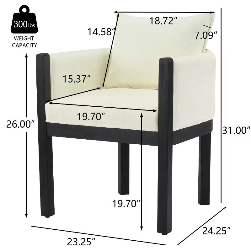 Christopher Knight Home Diana Modern Rubberwood Linen Upholstered Armchairs (Set of 2)
