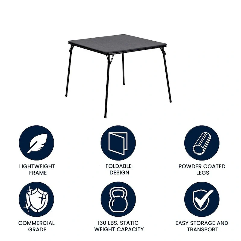 Foldable Vinyl Card Table