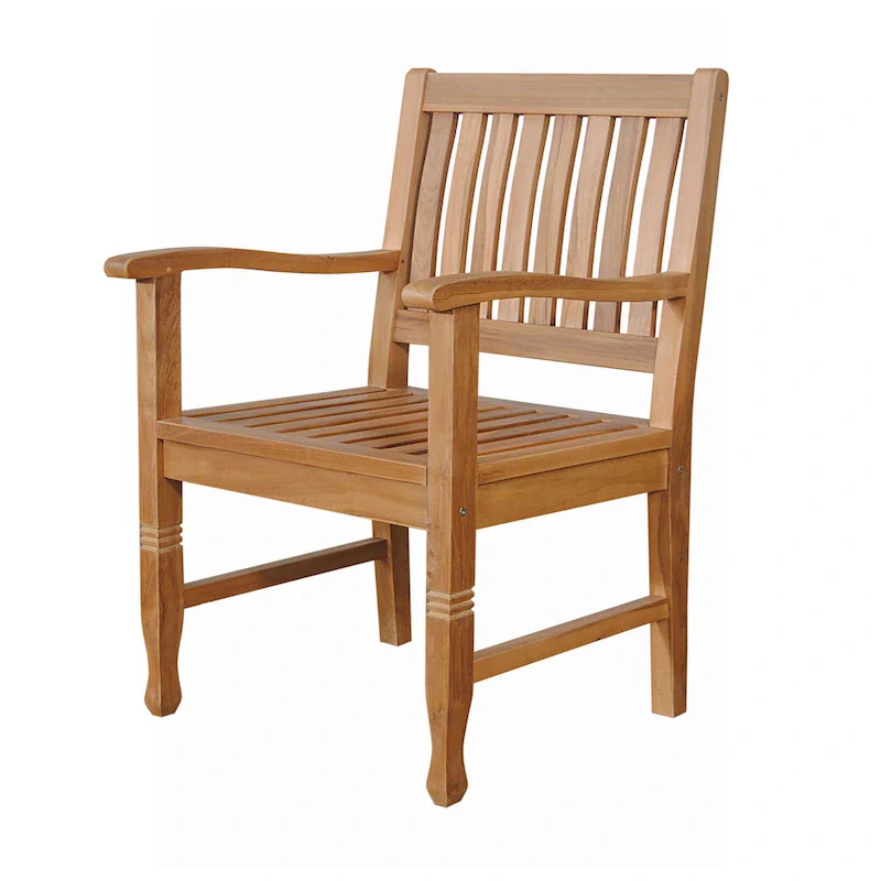 Rockford Teak Outdoor Dining Chair - N/A