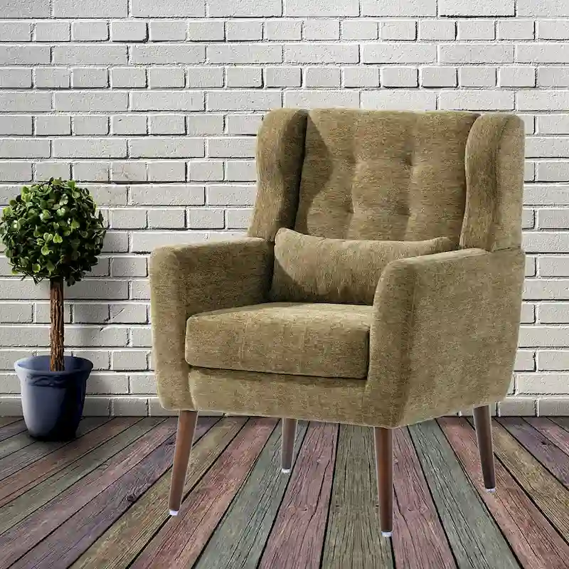 Modern Accent Chair Upholstered Foam Filled Living Room Chairs Comfy Reading Chair