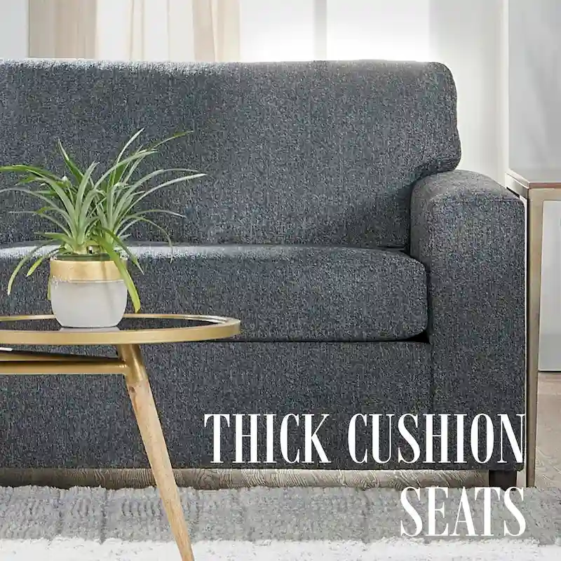 New Classic Furniture Leo Cushion Back Sofa, Made in USA