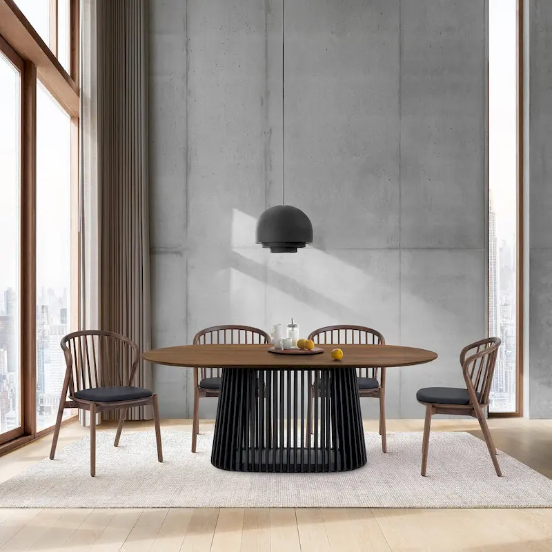 5 Piece Oval Dining Set