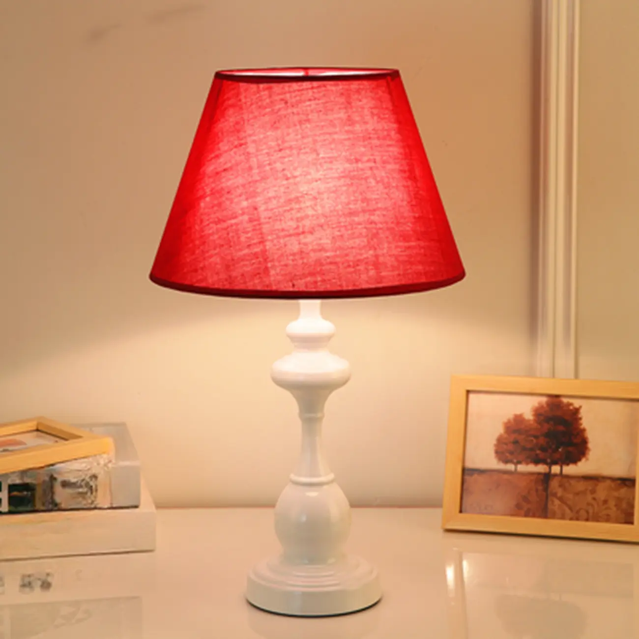 Classic Metal Table Lamp Plug In Electric for Bedroom