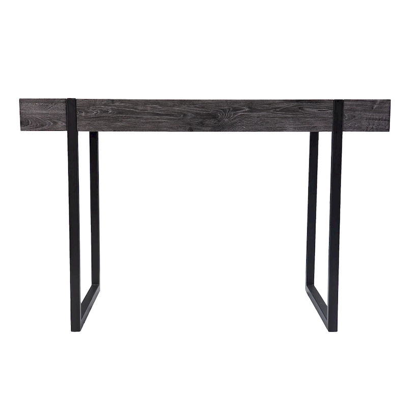 SEI Furniture Hackney Transitional Black Wood Desk