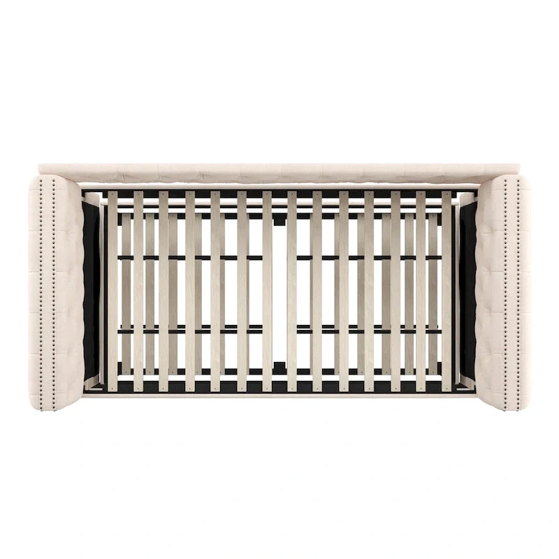 Knightsbridge Twin Tufted Nailhead Daybed by iNSPIRE Q Artisan