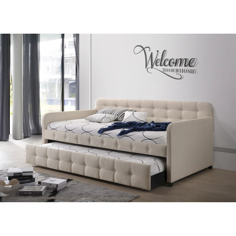 Fulham Upholstered Daybed with Trundle