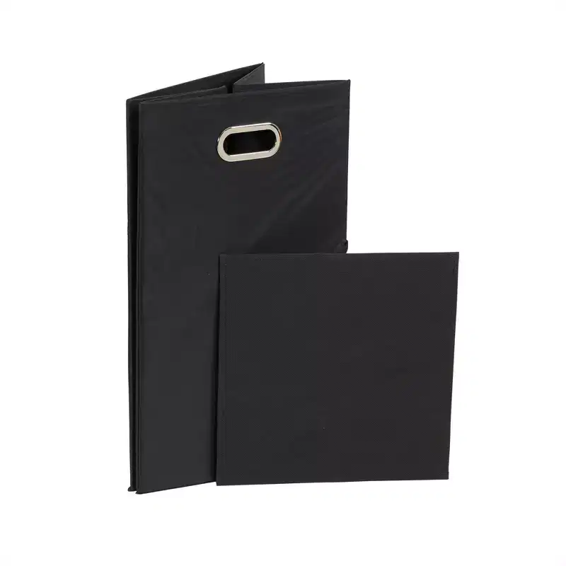 Household Essentials Laundry Hamper Black