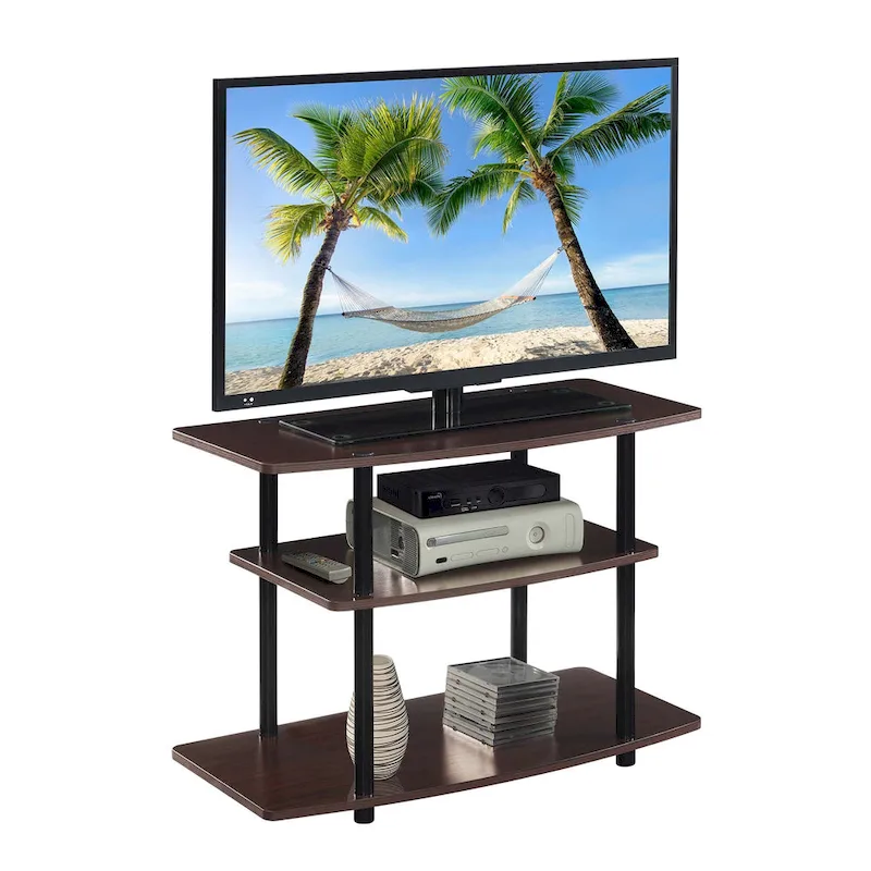 Convenience Concepts Designs2Go No Tools 3 Tier TV Stand
