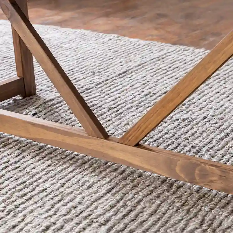 Middlebrook Solid Wood 72-inch Farmhouse Trestle Dining Table