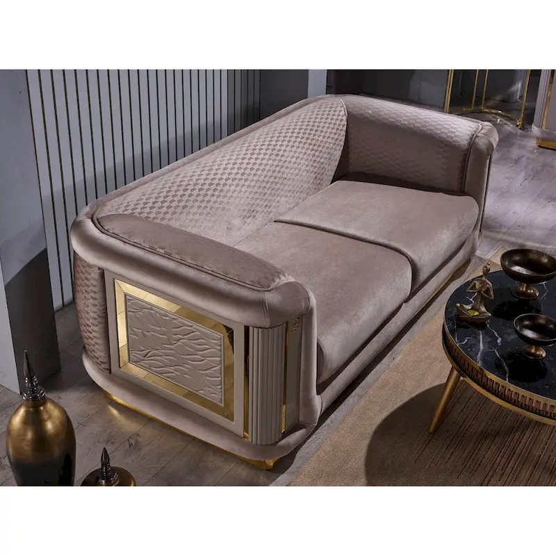 Ella 3-piece Living room Set Square Arms