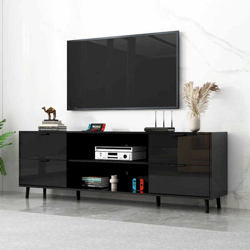 Electric Fireplace TV Stand Entertainment Center with Remote Control