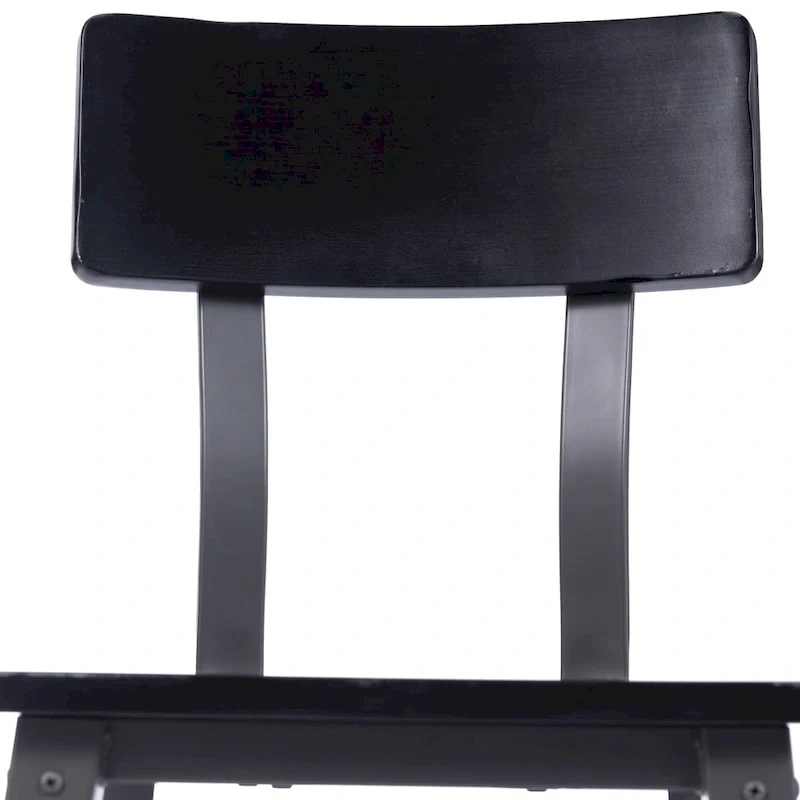 4 Pack Commercial Grade Rustic Antique Industrial Style Wood Dining Chair