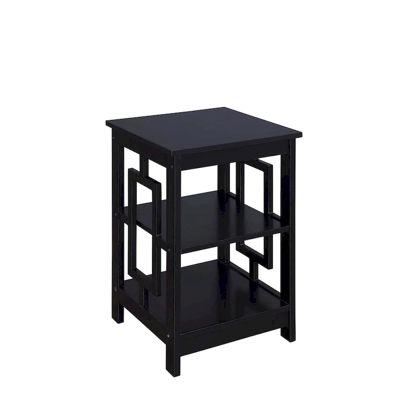Convenience Concepts Town Square End Table with Shelves