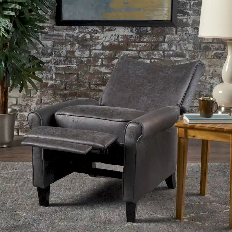Traditional Microfiber Recliner Chair